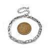 304 Stainless Steel Mariner Link Chains Bracelets BJEW-K265-05P-5