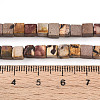 Natural Polychrome Jasper/Picasso Stone/Picasso Jasper Beads Strands G-T140-45B-5