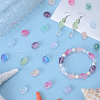 SUNNYCLUE 100Pcs 10 Colors Transparent Handmade Lampwork Beads LAMP-SC0001-30-4