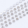 Brass Rhinestone Strass Chains CHC-T004-SS6-01S-1