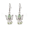 Angel Handmade Glass Seed Beads Dangle Earrings for Women EJEW-MZ00394-03-2