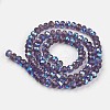 Electroplate Glass Beads Strands EGLA-A034-T4mm-L13-2