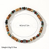 Natural Picasso Jasper & African Turquoise(Jasper) Beaded Stretch Bracelets for Men Women KB5401-4