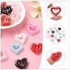 30Pcs 6 Colors Acrylic Beads SACR-YW0001-61-3