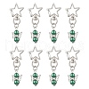 Angel Glass Pearl Pendant Decoration HJEW-JM02597-02-2