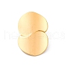 Flat Round 304 Stainless Steel Stud Earrings EJEW-F357-04G-2