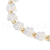 Opalite Beads Stretch Bracelets for Women BJEW-JB11768-03-3
