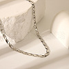 Stylish Stainless Steel Can Tab Chain Bracelets & Necklaces Sets VU2400-1-3
