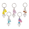Gradient Bear & Heart Acrylic Pendant Keychain KEYC-TA00005-1