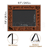 Leather Picture Frame AJEW-WH0320-01G-2