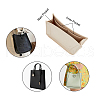 WADORN 2Pcs 2 Colors Wool Felt Organizer Insert FIND-WR0005-83B-5