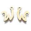 201 Stainless Steel Charms STAS-T044-217G-W-2