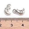 Brass Micro Pave Cubic Zirconia Pendants KK-P271-01P-B-3