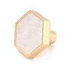 Hexagon with Marble Pattern Brass Box Handles & Knobs DIY-P054-C06-2