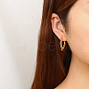 304 Stainless Steel Hoop Earrings PC3613-02-3