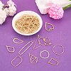 Alloy Open Back Bezel Pendants PALLOY-TA0001-72G-5