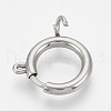 304 Stainless Steel Spring Ring Clasps STAS-T033-31B-1
