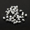 Plating Plastic Acrylic Faceted Round Beads PACR-L002-4mm-S-1