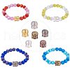 Tibetan Style Beads TIBEB-PH0004-18-5