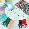 Olycraft 10Bag 10 Color Transparent Acrylic Rhinestone Cabochons TACR-OC0001-08-5