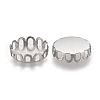 Tarnish Resistant 304 Stainless Steel Cabochon Settings STAS-P249-16G-P-2