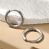 Tarnish Resistant 202 Stainless Steel Huggie Hoop Earrings EJEW-F111A-14mm-P-2