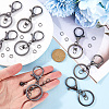 SOFPLATE Alloy Keychain Clasps FIND-SP0002-83B-3