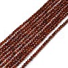 Natural Garnet Bead Strands G-G663-03-2mm-01-1