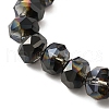 Transparent Electroplat Glass Beads Strands EGLA-P062-01A-HP01-3