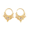 Rack Plating Brass Cubic Zirconia Earrings EJEW-S219-11G-1