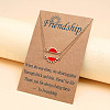 2Pcs Alloy Enamel Sun Pendant Friendship Necklaces Set FS-WG4E87D-01-2