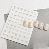Bowknot Self Adhesive Nail Art Stickers PW-WG8AD37-03-1
