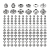   Tibetan Style Alloy Spacer Beads TIBEB-PH0005-23-7