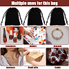 CREATCABIN Rectangle Velvet Drawstring Pouches TP-CN0001-03A-02-5