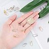 Brass Earring Hooks KK-FH0001-15-3