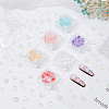 Olycraft 10 Style Light Sensation Resin Cabochons MRMJ-OC0001-49-5