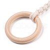 Handmade Macrame Wood Curtain Tiebacks MAKN-YWC0001-01-3