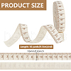 10 Yards Printed Ruler Polyester Ribbon OCOR-WH0070-147-2