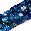 Natural Dragon Veins Agate Beads Strands X-G-S359-229B-1