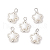 ABS Plastic Imitation Pearl Beads Pendants PALLOY-JF03876-1