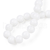 Opaque Solid Color Glass Beads Strands GLAA-T032-P8mm-02-4