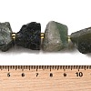 Raw Rough Natural Moss Agate Beads Strands G-Z087-B11-5