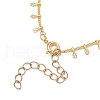 Brass Curb Chain Necklaces NJEW-JN03070-01-3