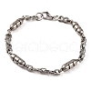 Tarnish Resistant 201 Stainless Steel 8 Link Chain Bracelets BJEW-B078-74P-1