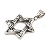 316 Surgical Stainless Steel Pendants STAS-E212-146AS-2
