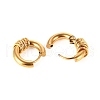 PVD Vacuum Plating 304 Stainless Steel Huggie Hoop Earrings X-EJEW-JE04192-01-2