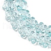 Transparent Glass Beads Strands GLAA-H038-02C-3