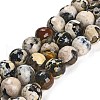 Natural Fire Crackle Agate Beads Strands G-L595-A02-01B-2