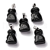 Natural Indian Agate Pendants G-B127-07P-08-2
