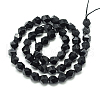 Natural Black Onyx Beads Strands G-S149-02-6mm-2